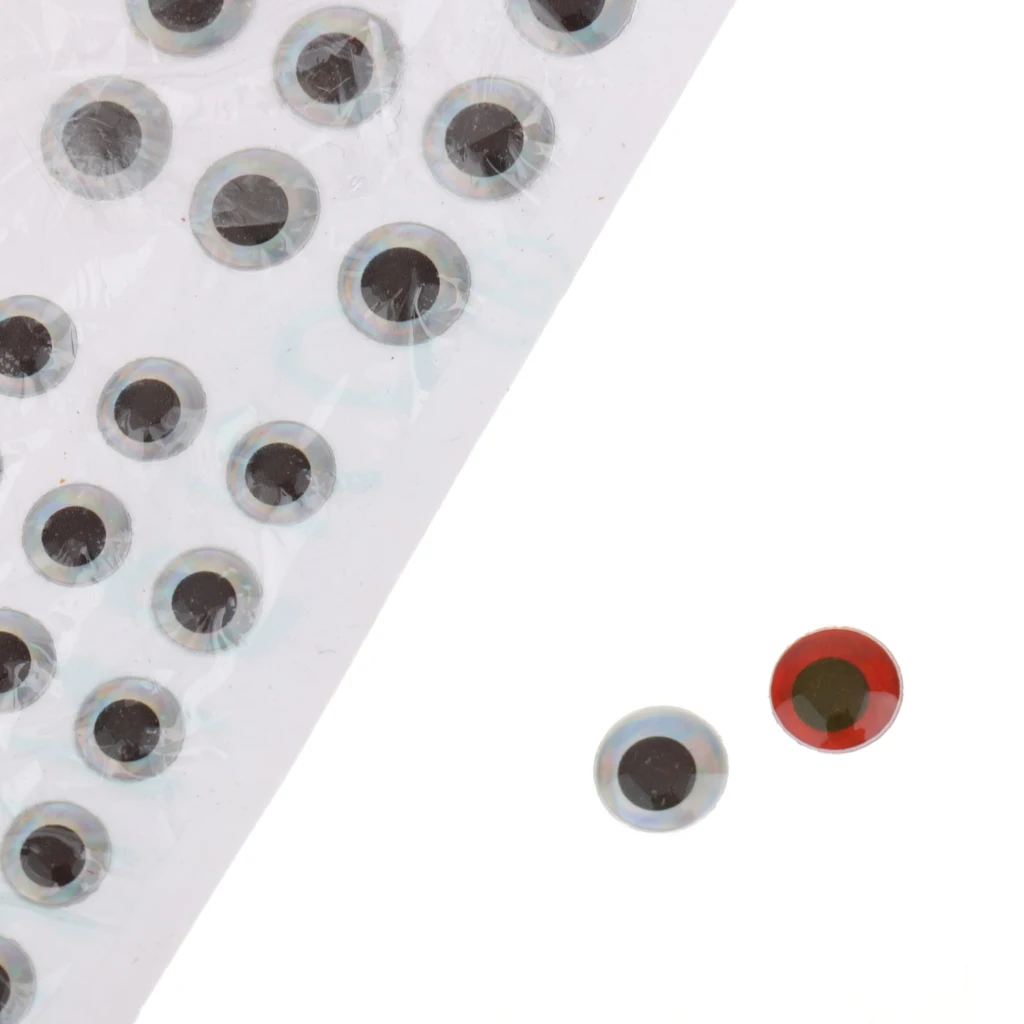 

183pcs Fishing Lure Eyes, Lifelike Realistic Artificial Holographic Fish Eyes