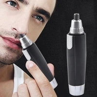 electric nose hair trimmer for men women beauty nose ear hair trimmer portable travel shaver face care shaving razor