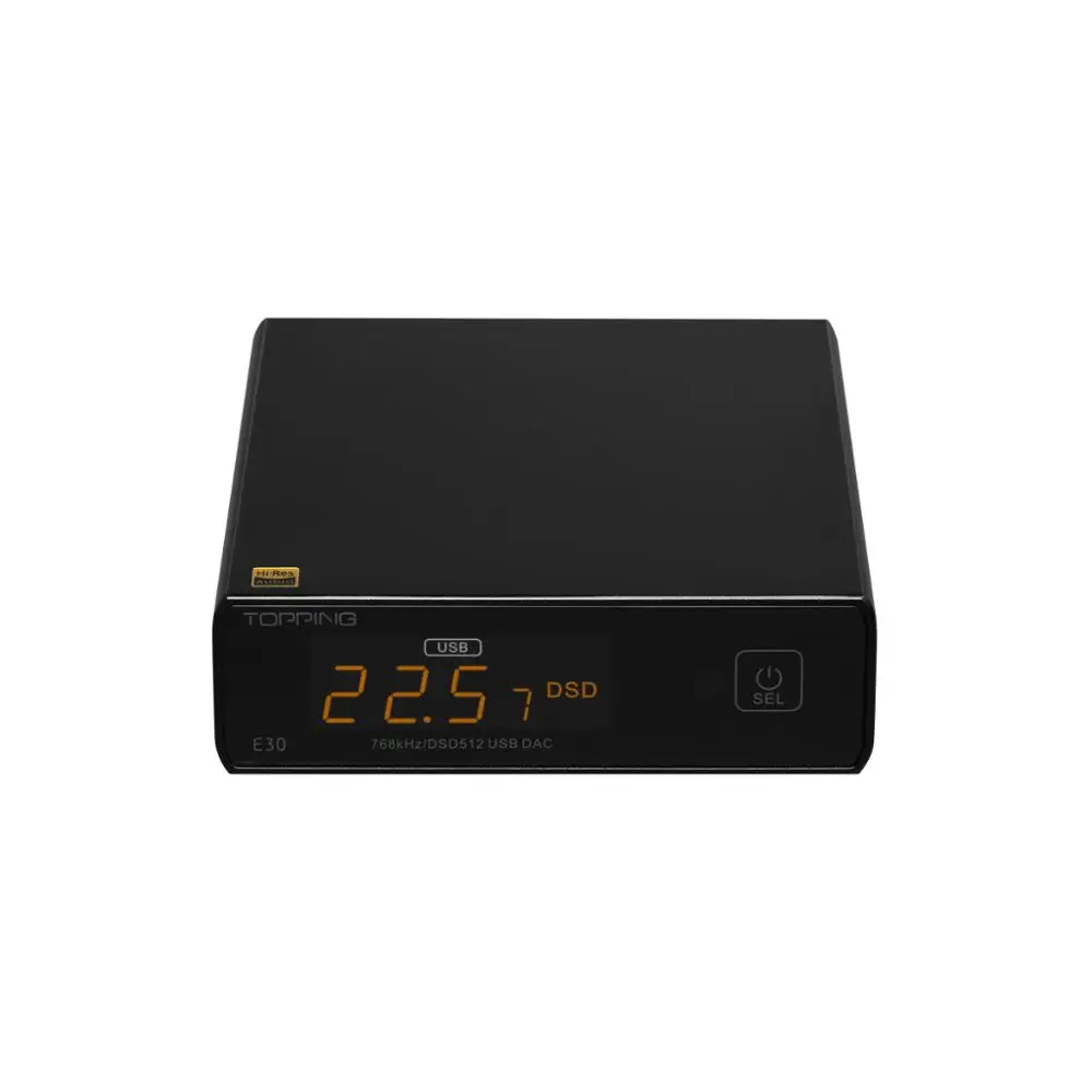 Декодер TOPPING E30 MINI HIFI USB DAC AK4493 XMOS XU208 32 бит/768 кГц DSD512|Цифро-аналоговые