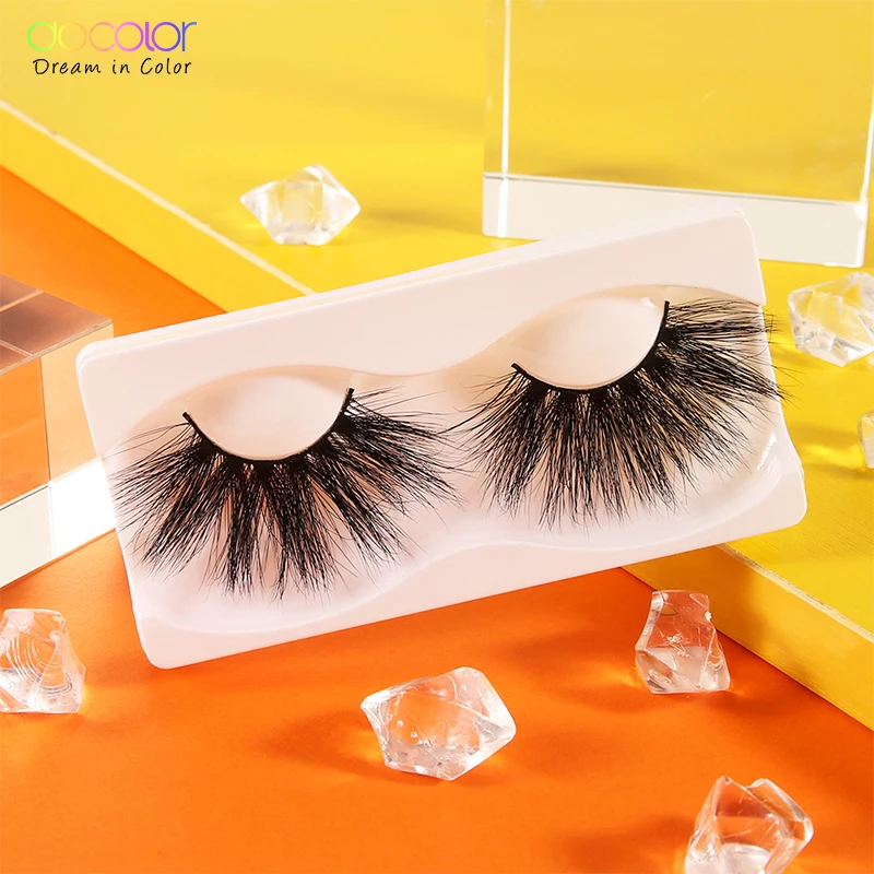 Docolor 1 пара 5D искусственные норковые волосы мягкие Накладные ресницы