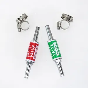 Предохранительный клапан, предохранительный клапан, кислородный ацетилентопливная Сваркарежуфонарь, шланг 8 мм или 6 мм, датчик пламени