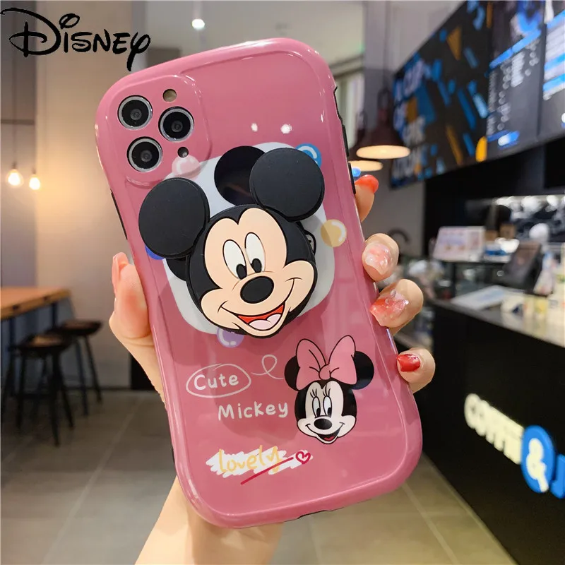 

Disney cartoon Mickey Minnie original phone case for iPhone 7/8P/X/XR/XS/XSMAX/11/12Pro/mini iPhone Girl Case Cover