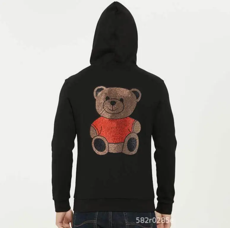 

New brand Men Hoodies Hoody hooded Sweatshirts Diamond stone Cotton designer