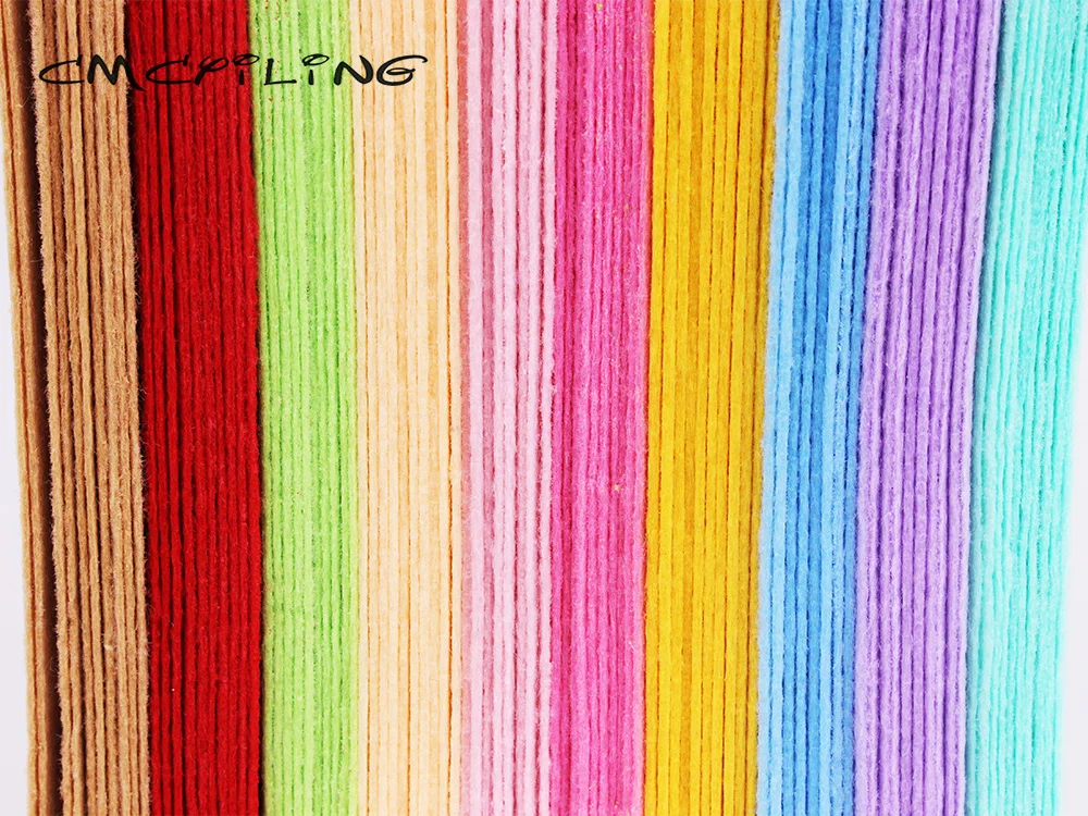 CMCYILING 40 шт./партия 10*15 см фетровая ткань 1 мм Толщина полиэфирная ткань для DIY альбом для вырезок для рукоделия войлочные листы