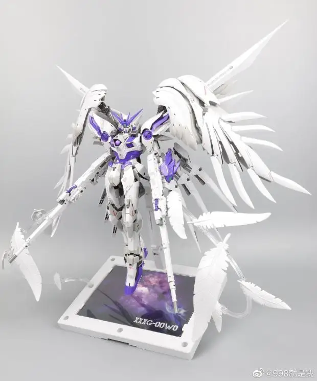 INSTOCK MODLE HEART MG 1/100 wing gundam zero ew fix ver. Фиолетовый цвет фигурку робот игрушка Лучшая