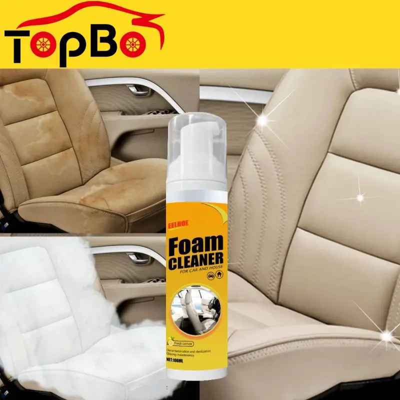 

Car Seat Multi-Purpose Foam Cleaner Auto Leather Anti-aging Cleaning Wash Maintenance Home Cleaning Foam Spray