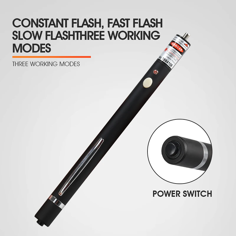 10 мВт красный лазерный волоконно оптический визуальный дефектоскоп Кабельный