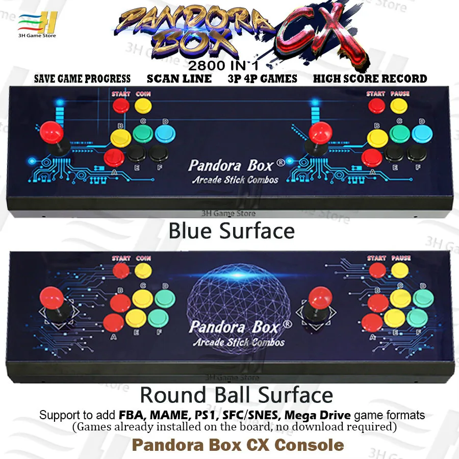 Pandora box CX 2800 в 1 консоль игровой контроллер консольная машина может сохранить игру