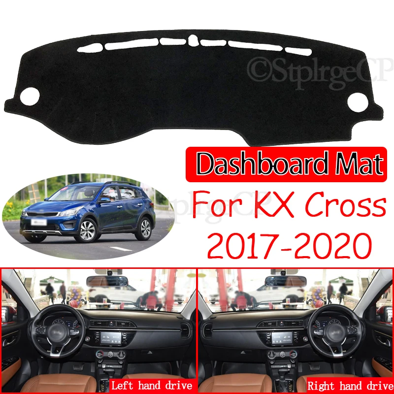 

for KIA KX Cross Rio X-Line 2017 2018 2019 2020 Anti-Slip Mat Dashboard Cover Pad Sunshade Dashmat Protect Carpet Accessories