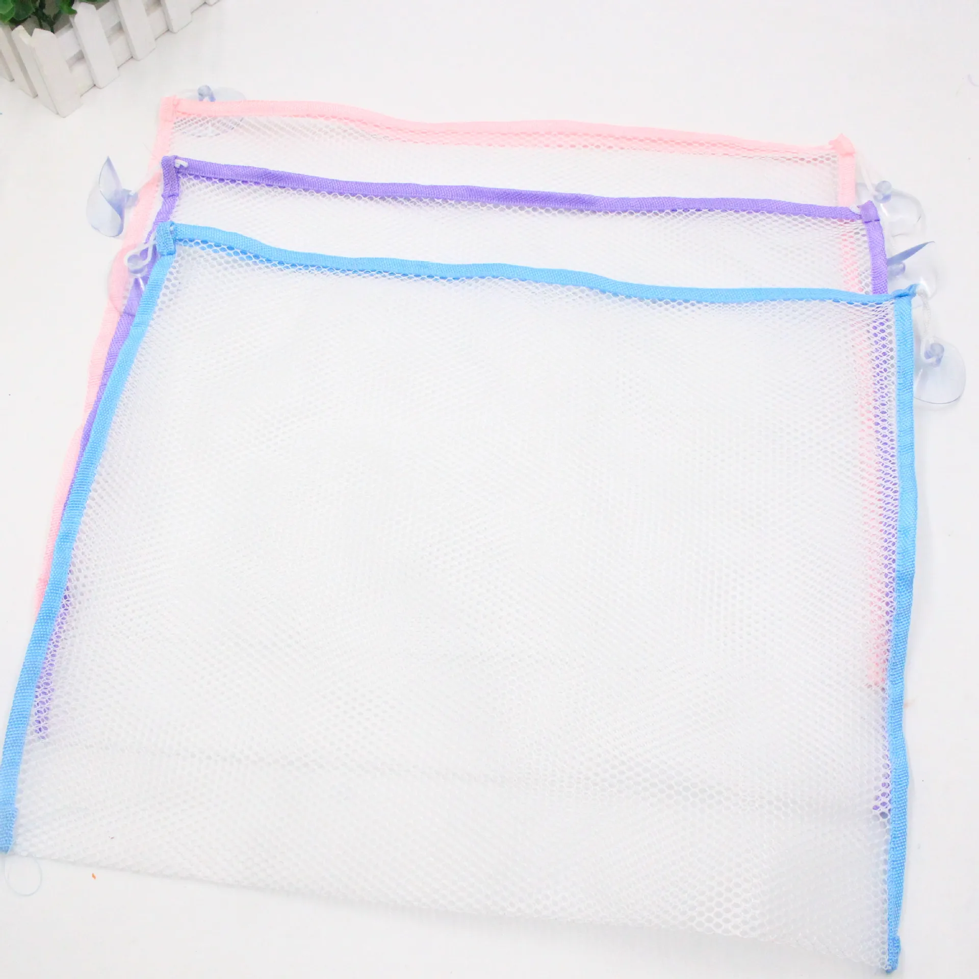 34x45cm Органайзер для детских игрушек для ванной с всасывающей сеткой, органайзер для хранения для маленьких детей, подвесной органайзер для игрушек - Цвет: 34x45cm