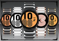 20mm ceramicmetal strap for samsung galaxy watch 4 40mm 44mm luxury bracelet wristband for galaxy watch4 classic 42mm 46mm band