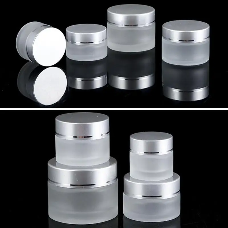 1 шт. Портативный матовый Стекло многоразового бутылочка для мази пустые