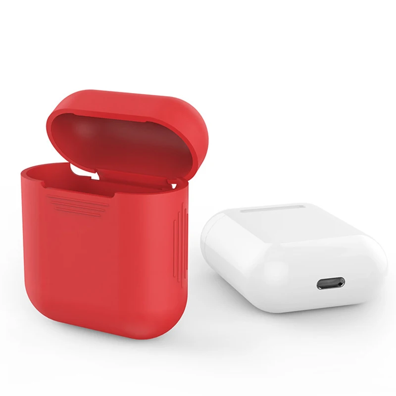 Новый мини Мягкий силиконовый чехол для Apple Airpods противоударный гарнитура AirPods s