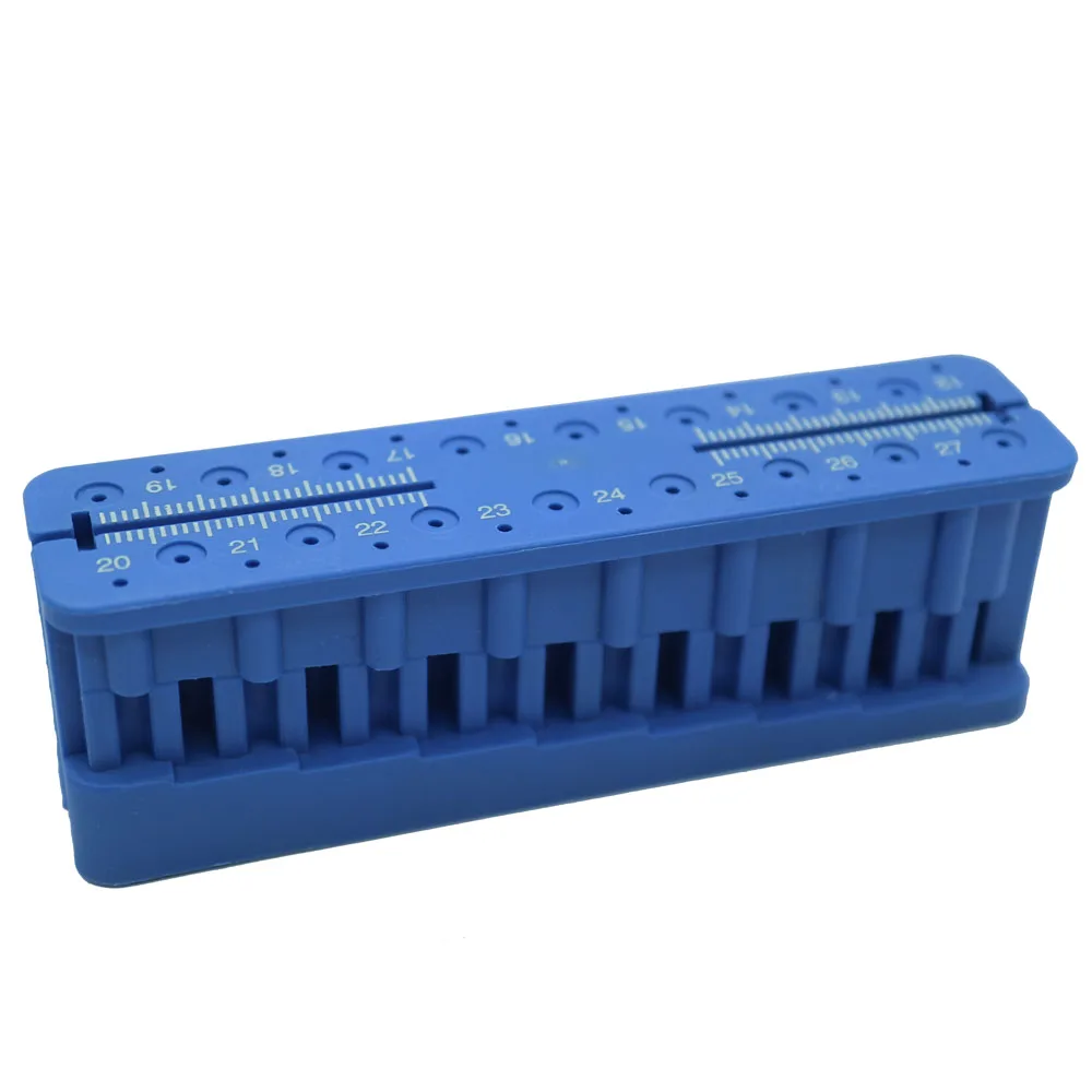 

Dental Endo Measuring Block Endo Autoclavable Files Holder Dentist Instrument Endo Ruler Dental Materials