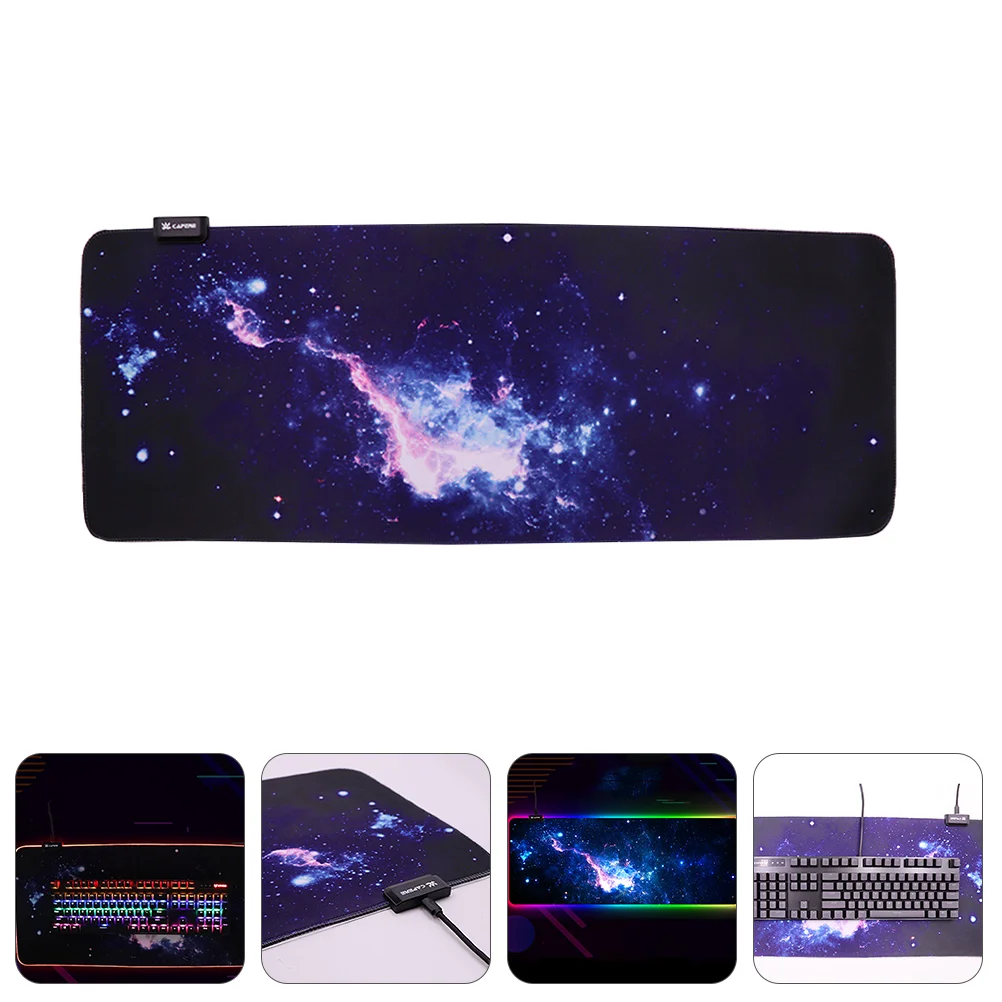 

Gaming Pad RGB Luminous Non-slip Gaming Mat Desk Accessories