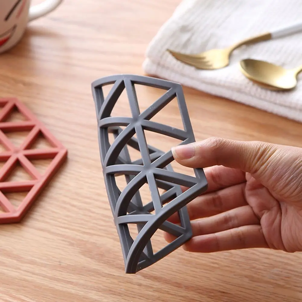 1 шт. шикарные силиконовые подставки шестиугольные коврики термоизолированная