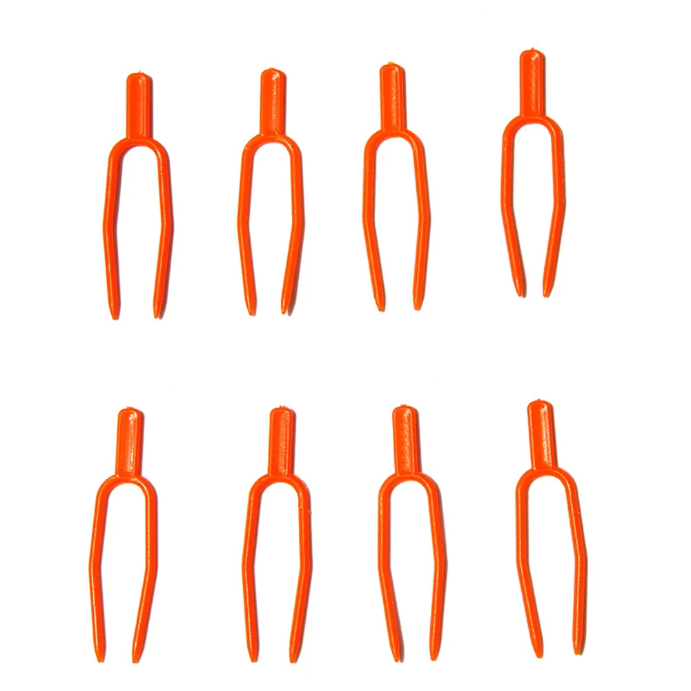 

100pcs Reused Plants Strawberry Forks Fixed Fixture Clamps For Home Farm Garden Plants Strawberry Forks Fixed Fixture Clamps