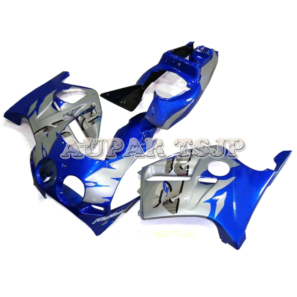 

cbr250r ABS Fairings For Honda 88 89 CBR250RR MC19 1988 1989 Injection Molding Motorcycle Silver Blue Body Frames