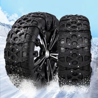 1pcs universal car tire snow chain black automobile wheel anti skid rubber strip auto emergency mud ice tyre wheel snow chains