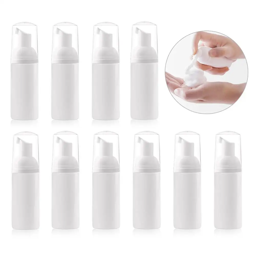 

10 шт. мусс PET пенящаяся бутылка очищающий крем жидкость для мытья рук дорожная бутылка для розлива Косметическая пена бутылка 50 мл Прямая по...
