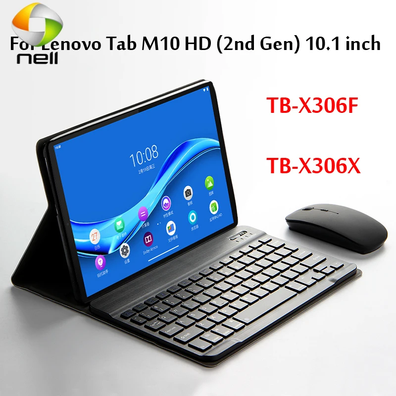 

Чехол для Lenovo Tab M10 HD (2-е поколение), 10,1 дюйма, Беспроводная Bluetooth клавиатура для планшета, детская Магнитная Съемная крышка