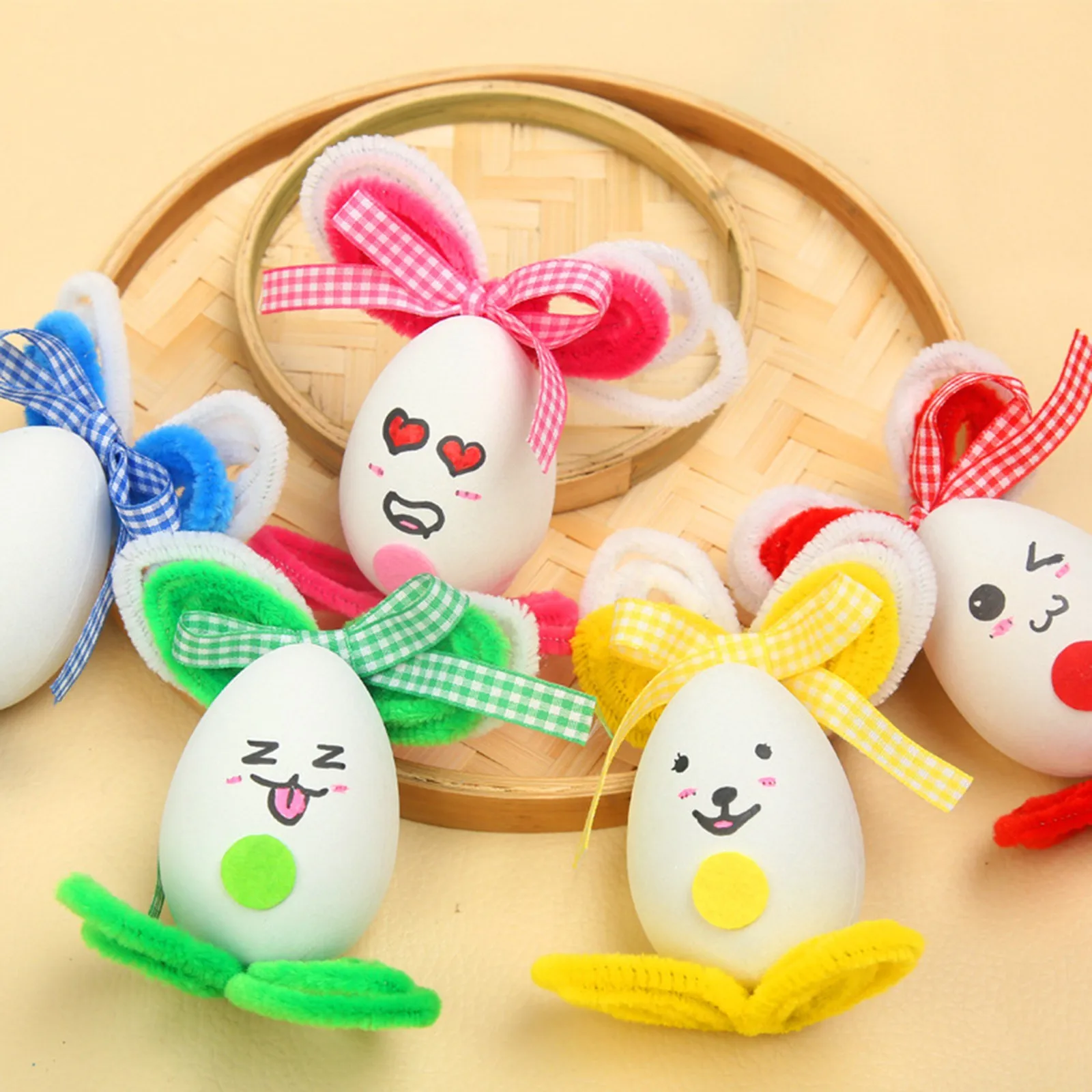 5 шт. фотографический фон с пасхальными яйцами игрушки &quotСделай своими руками&quot