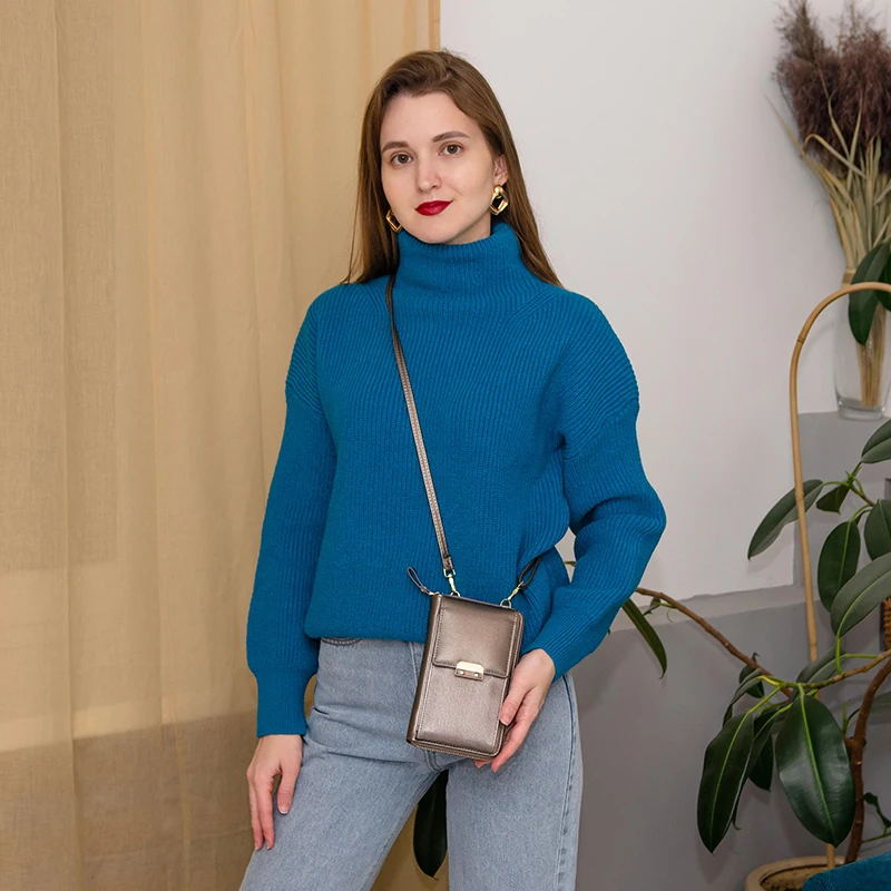 Сумка-кошелек женская из искусственной кожи маленькая через плечо | Багаж и сумки