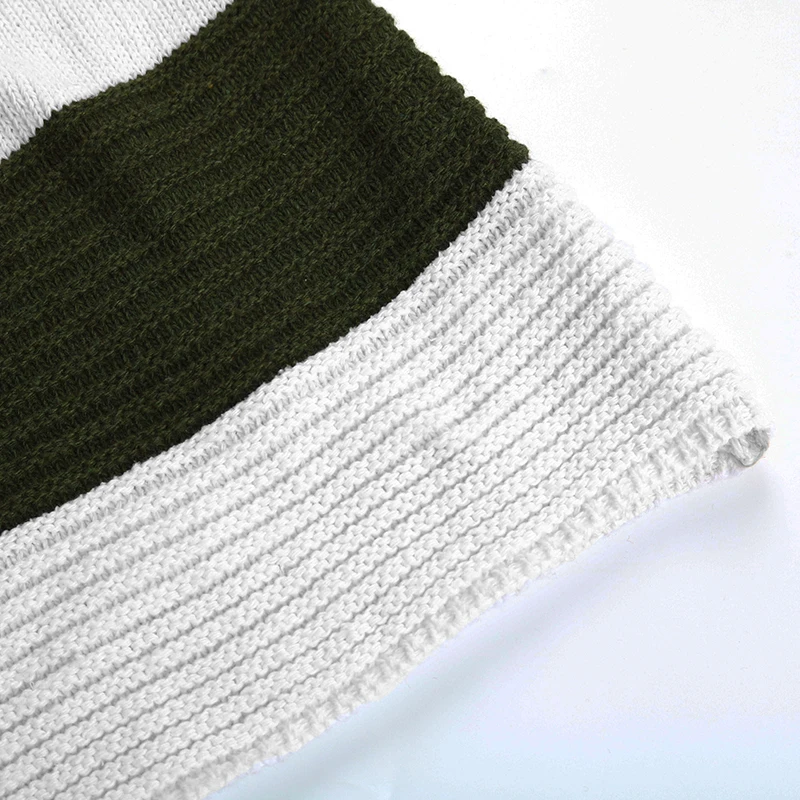 

2021 Fashion Women's Sweater Outerwear Long Cardigans Plaid Knitted Jacket V Neck Loose Patchwork Chic Ladies Street Style Coat