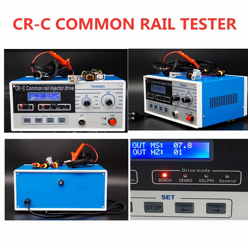 CR-C Многофункциональный дизель common rail электромагнитный инжектор тестер инструмент для BOSCHH, densso, DELPHIIi