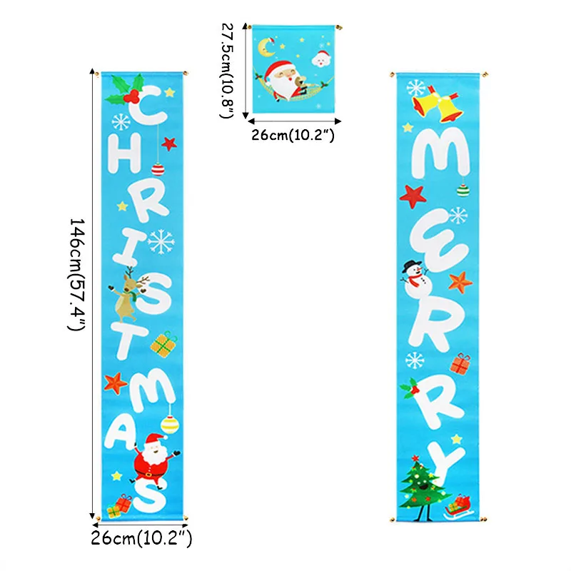 Style 9 Garland Merry Christmas Decor for Home Cristmas Decor Navidad Christma Ornaments Christmas Xmas Outdoor Happy New Year - Цвет: Style 9
