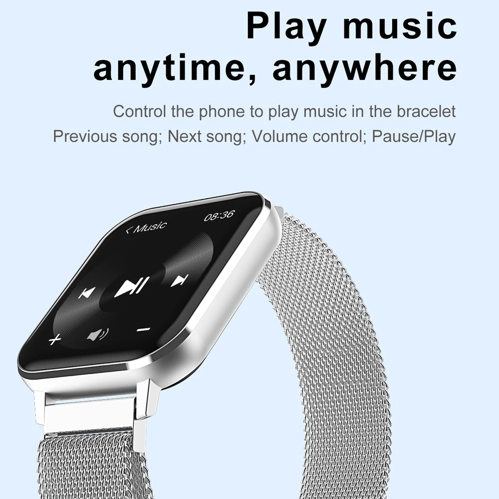 

1.78" 420*485 Resolution 91% Ratio HD Full Screen ECG Smart Watch Men Heart Rate Blood Pressure Multiple Sport Smartwatch New