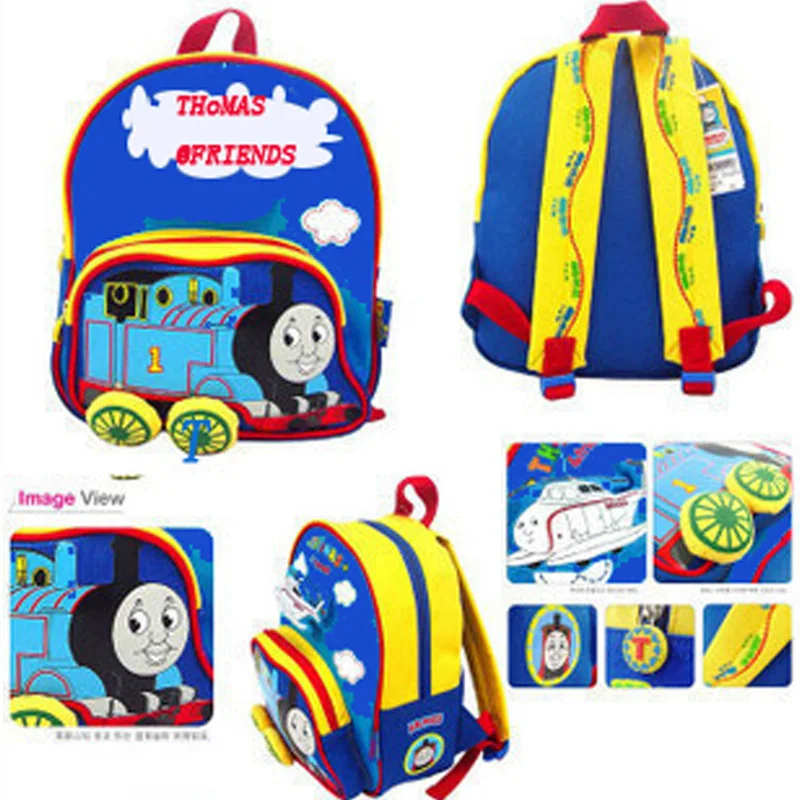 Детский рюкзак Thomas and Friends мультяшная сумка для мальчиков школьная дорожный ранец