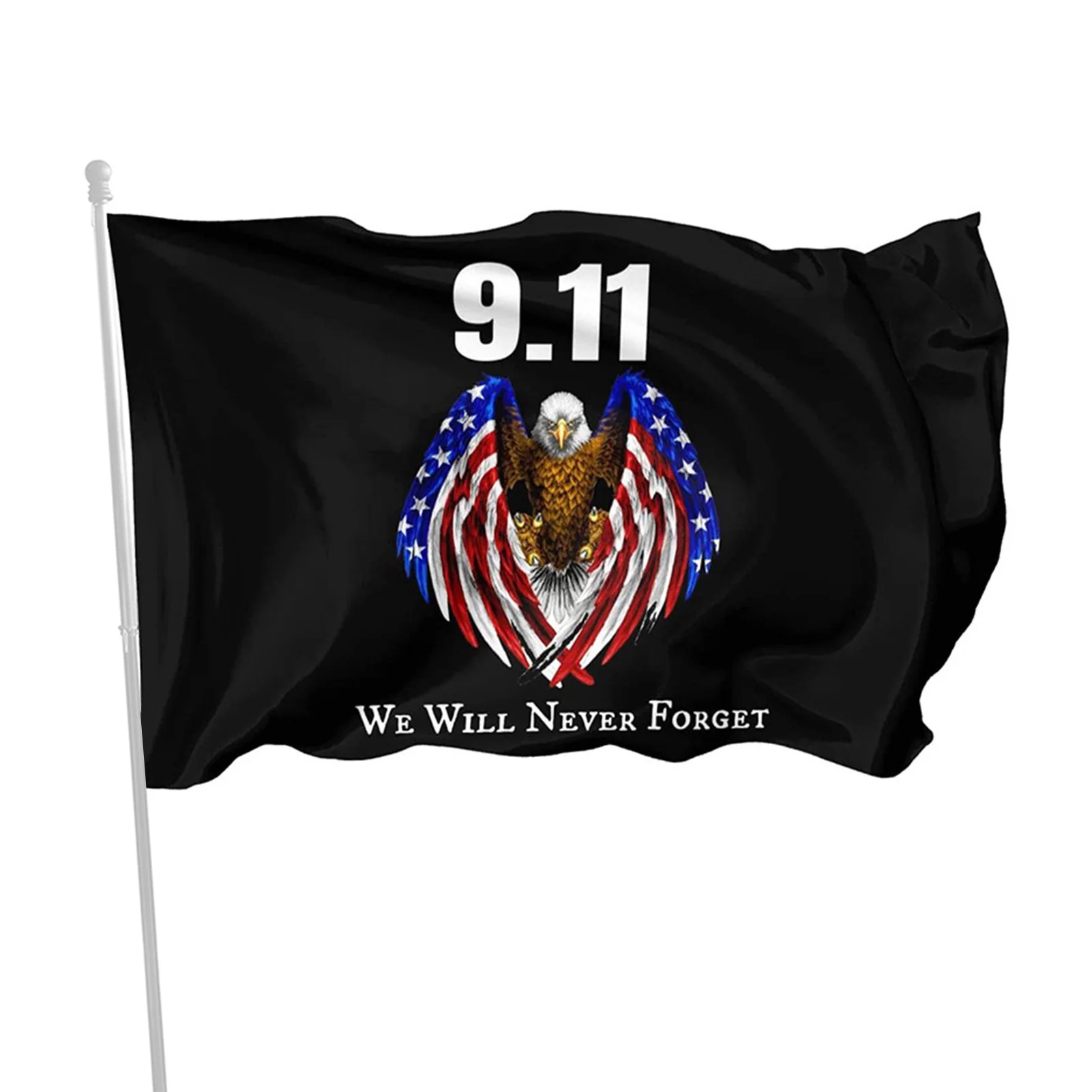 

The 20th Anniversary Of The September 11th Incident Memorial Flag We Will Never Forget 911 Memorial Flag 9/11 Garden Flag Active