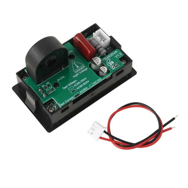 

11XB Digital Dual Display AC 500V/50A Voltmeter Ammeter Head LED AC Current Meterr Ammeter