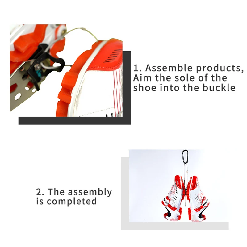 Wall Mounted Shoe Storage Bike Shoe Lock Wall Hanging Display Multi-Function Hook For Home Shop