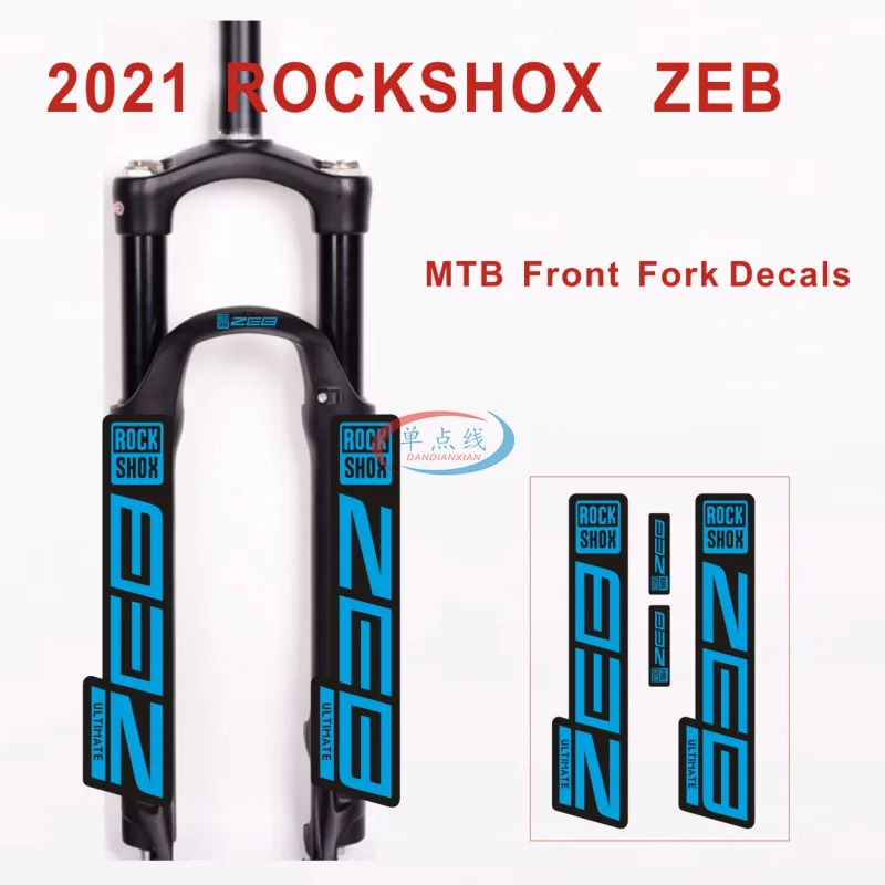 2021 год Rockshox ZEB ULTIMATE наклейки на переднюю вилку горного велосипеда аксессуары для |