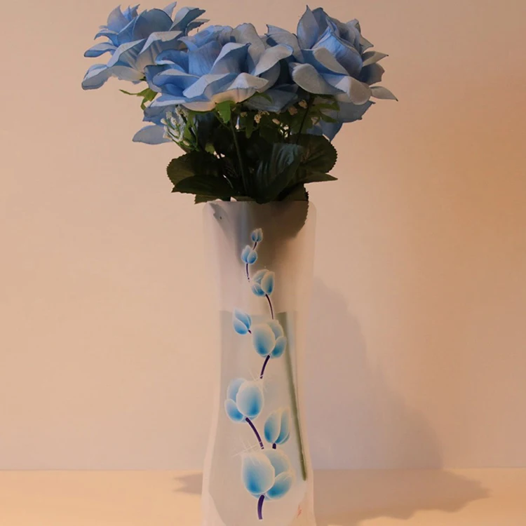 Новая небьющаяся Складная многоразовая пластиковая ваза для цветов|Вазы| |