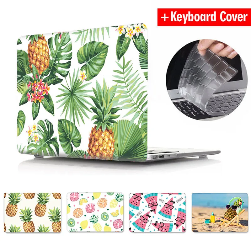 Для Macbook Air 13 Case 2020 A2179 A2337 M1 Chip Cartoon Fruit Matte 3 inch A1932 2018 Cover For Mac book A1466 2017|Сумки и чехлы