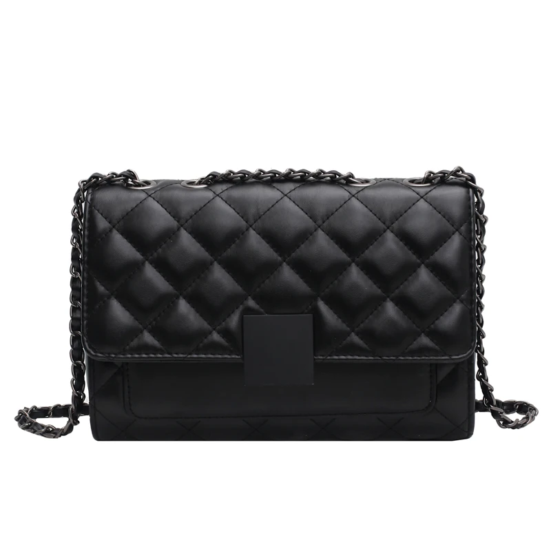 

Vintage Bags Retro PU Leather Crossbody Bags for Women 2021 Chain Trending Shoulder Bag Luxury Small Handbags and Purses