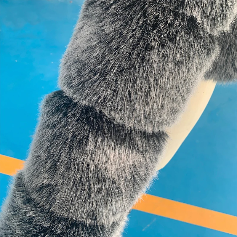 Новая модная женская зимняя Укороченная шуба ZADORIN из искусственного лисьего меха