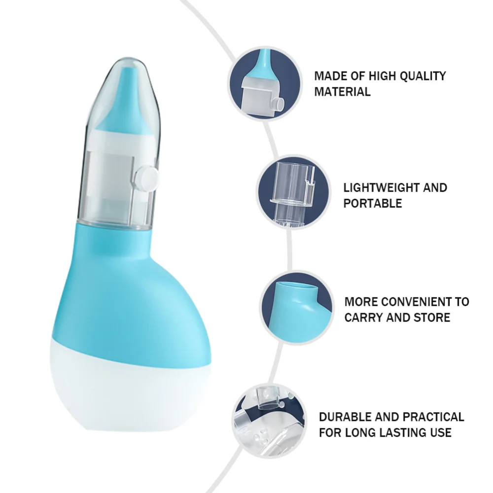 

1Pc Baby Nasal Aspirator Infant Mucus Aspirator Toddler Nose Inhaler Tool