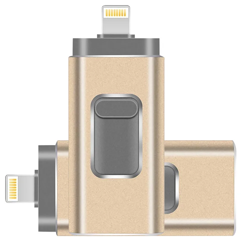 IPhone USB флэш-накопитель 32 Гб OTG Флешка 64 ГБ флеш-память ручка Usb ключ 3,0 для iPhone Android сотовый телефон Micro USB 512 ГБ