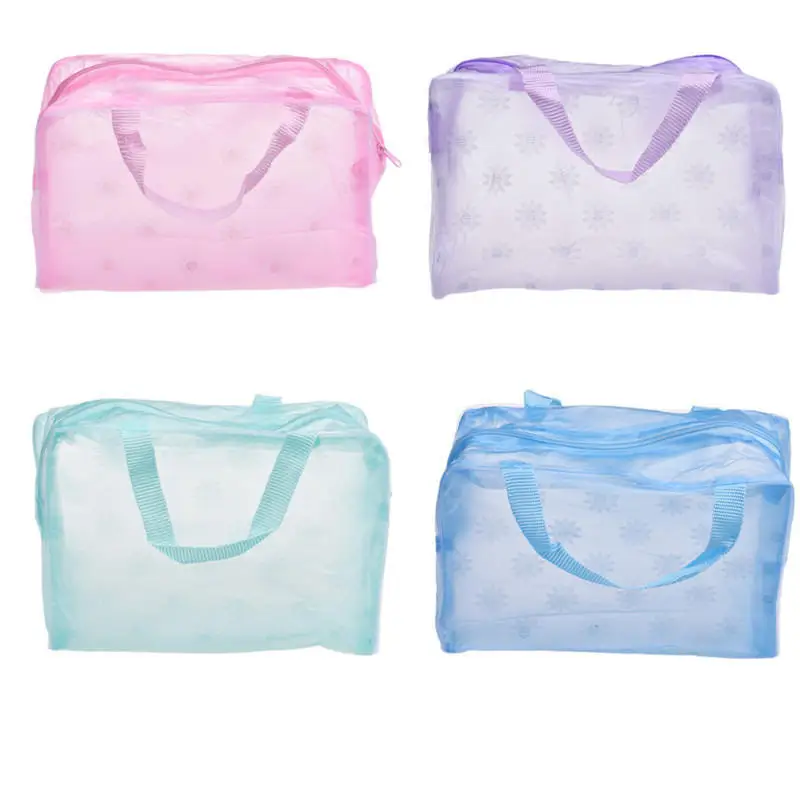 Сумка для макияжа Bearpaw прозрачный переносной чехол косметичка косметики