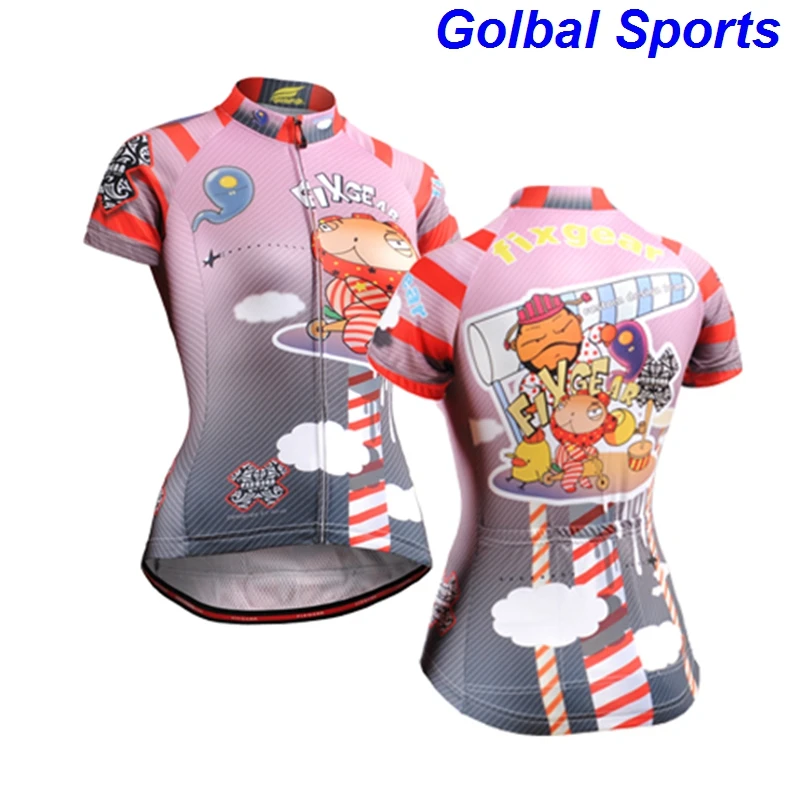Women Cycling Jersey Breathable Bike Clothing Quick-Dry Bicycle Sportwear Ropa Ciclismo Shirt Top Gear Flowers | Спорт и развлечения
