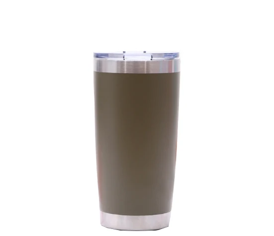 20oz Dark green Лазерная гравировка, Кастомизация 20 унций 30 унций, нержавеющая сталь, пивной стакан, стакан, дорожная пивная кружка, термос, кофейные кружки - Цвет: 20oz Dark green