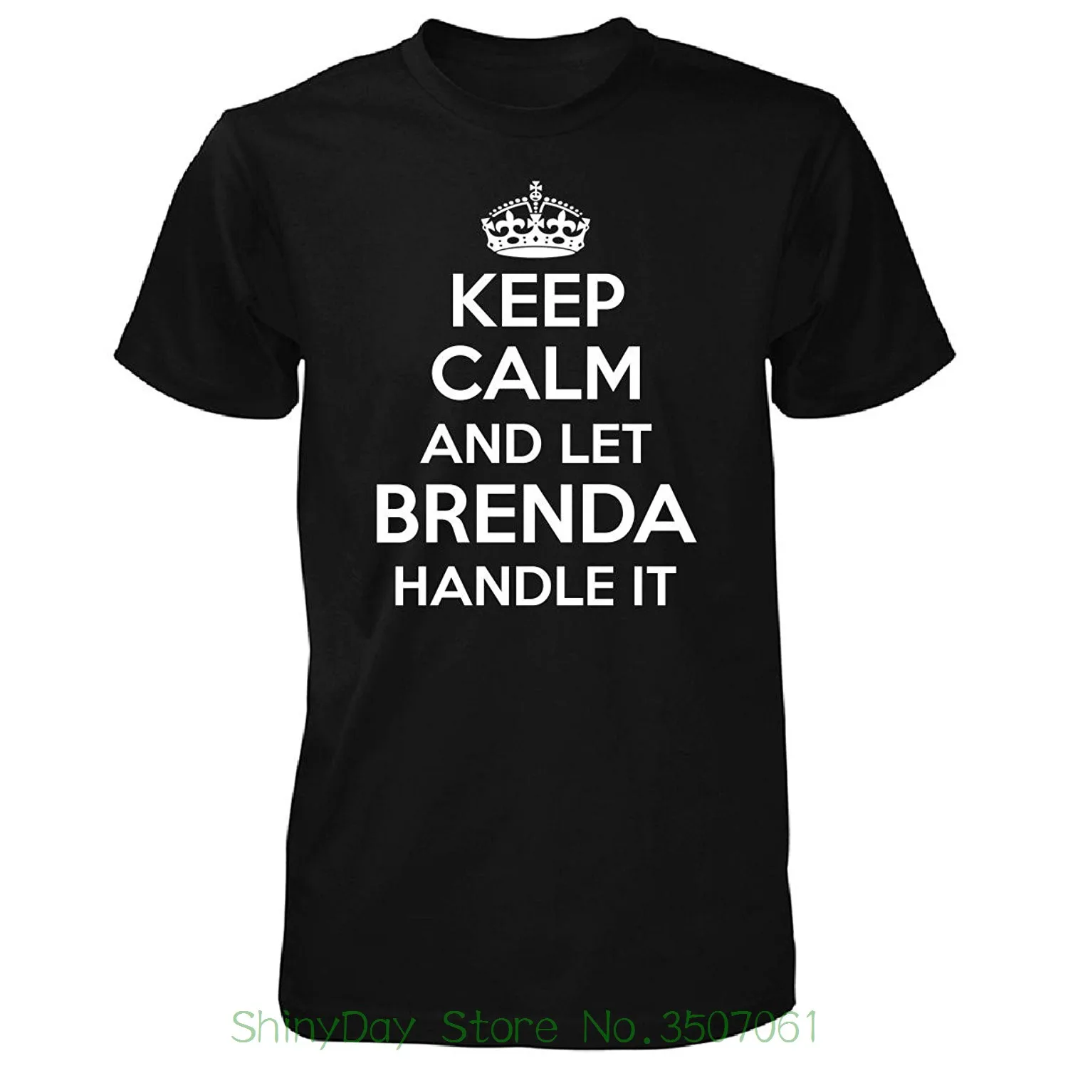 Футболка с надписью Keep Calm And Let Brenda в подарок больше размеров и цветов крутой