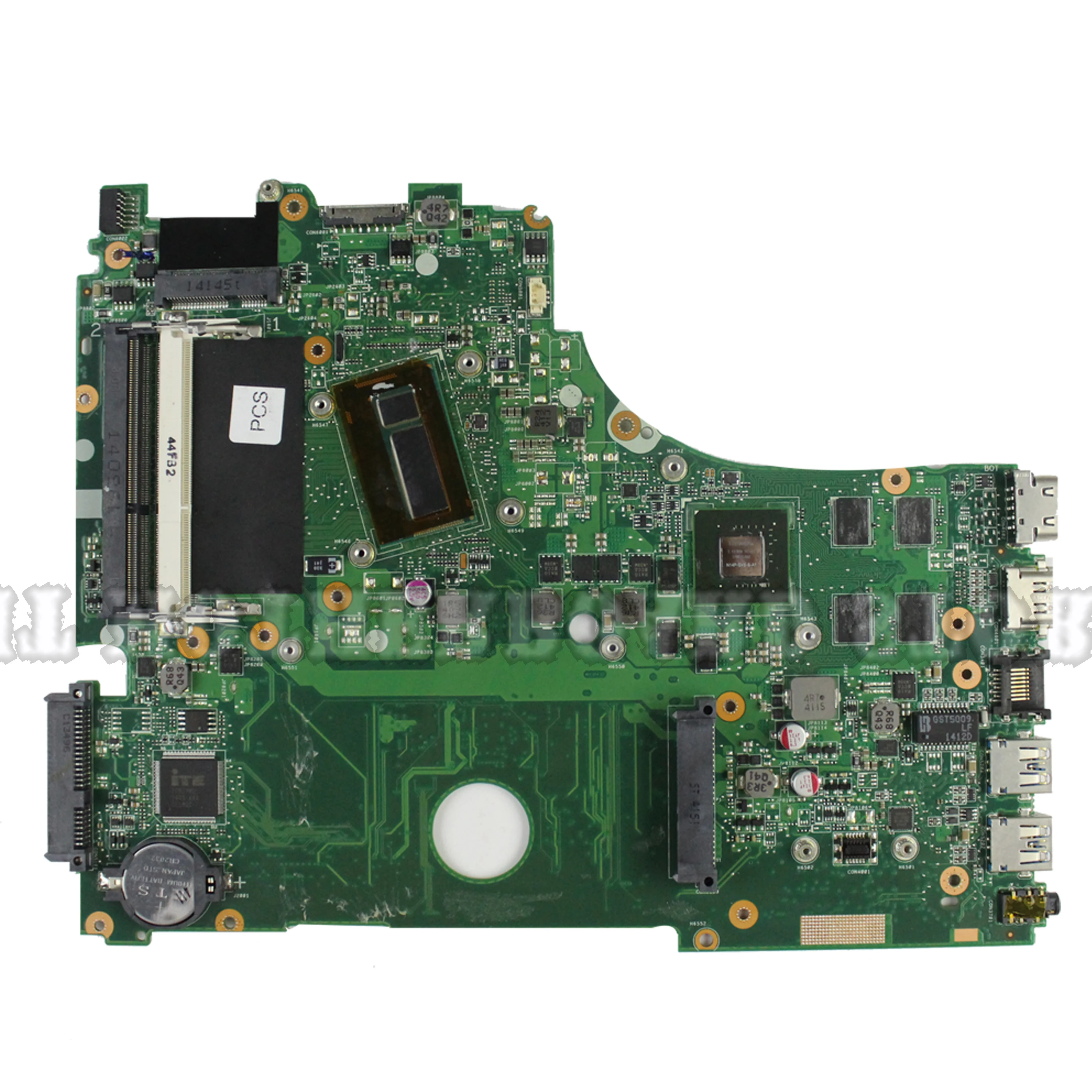Материнская плата для ноутбука ASUS A750J K750J K750JB X750JB X750JN тест ОК i7-4500 GT7840M/2 ГБ свободный радиатор+ 4 Гб оперативной памяти