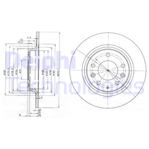 

DELPHI BG3875C 01 MA.323-MA.6-MA.626 1,8-2,0