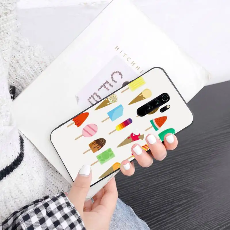 Роскошный чехол для телефона с мороженым случай redmi Примечание 4/4X/7/5/5A/8/8T/9/9PRO/6pro