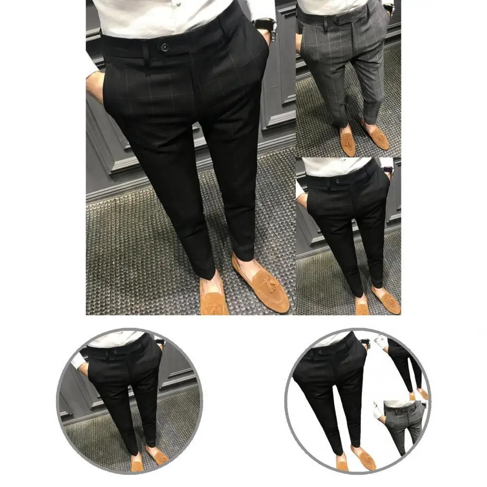 

Breathable Great Leisure Men Trousers Slim Men Pants Soft for Work